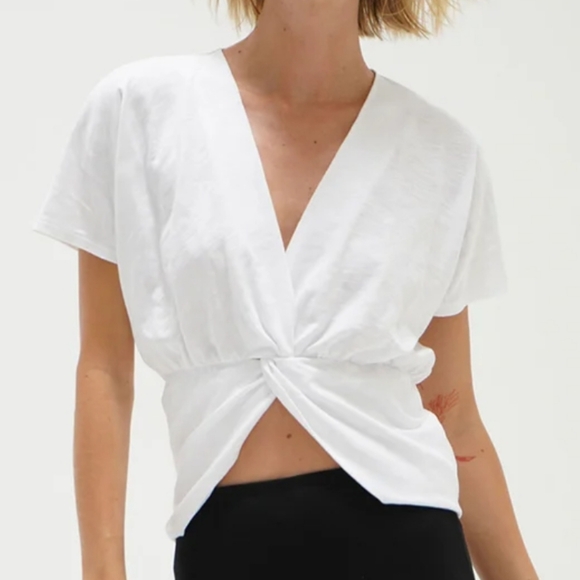 LNA Tops - LNA White Cotton Top